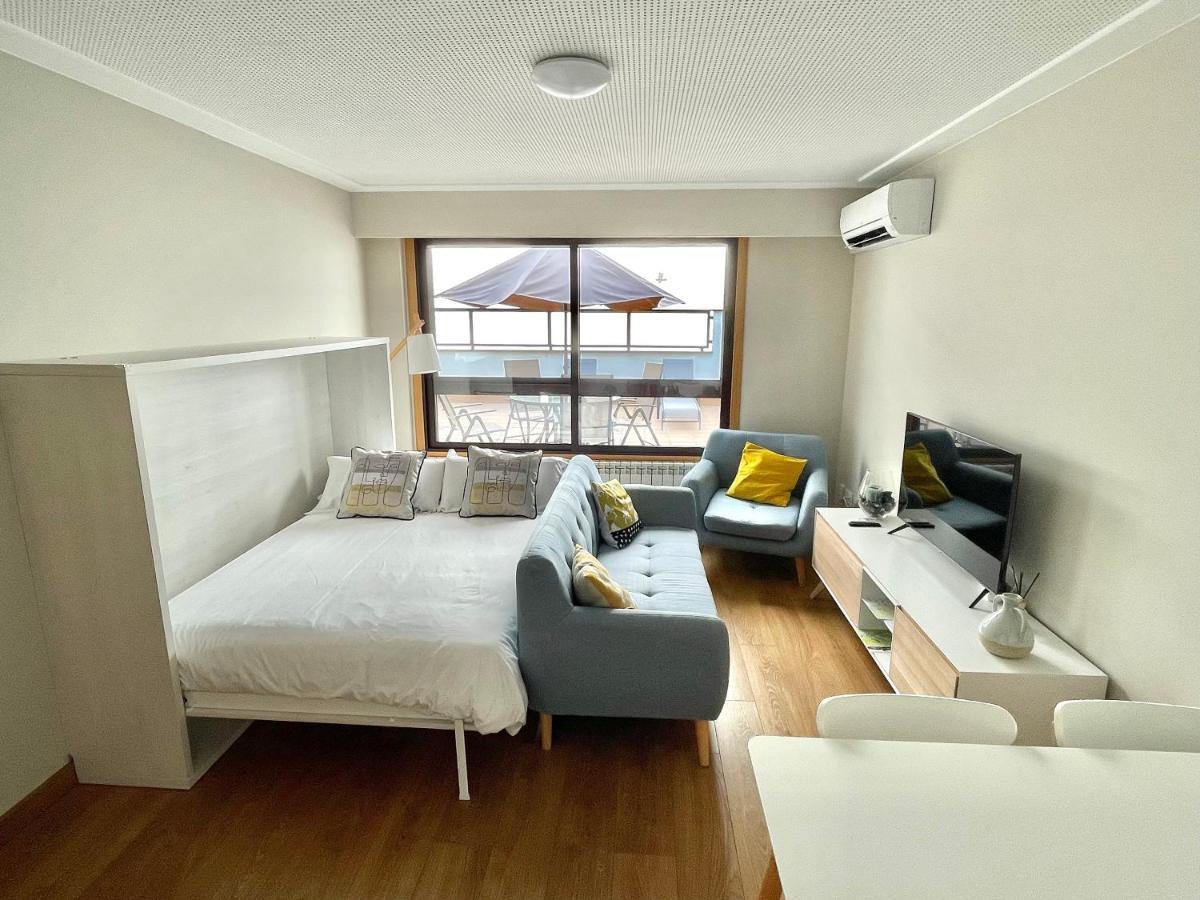Estudio Centrico 1 Con Terraza Y Parking Privado Ourense Exterior photo